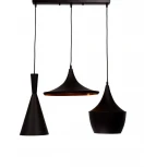 Подвесной светильник Lumina Deco Foggi LDP 7712-3 PR BK (220V, на проводе)