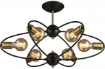 Потолочная люстра Seven Fires Alona SF3335/6C-BK-AB