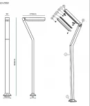 Наземный светильник LD-Lighting LD-Z LD-Z950 (220V, IP65)
