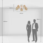 Потолочная люстра на штанге De City Альфа 324018505 (220V)