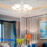 Подвесная люстра Arte Milano AM340518 340518/6 WT+G (220V, на цепи)