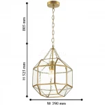 Подвесной светильник Favourite Quadratum 1948-1P (220V, на цепи)