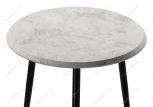 Журнальный столик Абелия мрамор белый / черный матовый