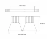 Встраиваемый точечный светильник Kink Light Точка 2132