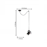 Подвесной светильник Favourite Ampolla 2007-1P (220V, на проводе, круглые)