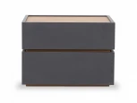 Тумба прикроватная Licata ОГОГО 717121 (серый, бунратти)