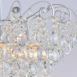 Потолочная люстра хрустальная на штанге Reluce 04055-0.3-07 WH+GOLD PN (220V)