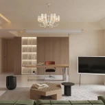 Подвесная люстра Arte Milano Florentia-1237 301237/6 Wh/Gd (220V, на цепи)