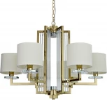 Подвесная люстра Newport 35400 35406+1/C gold без абажуров
