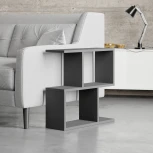 Стол приставной HOMEMANIA COFFEE TABLE (Темно-серый) LEVE