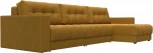 Диван угловой с декором Лига-049 НПБ Лонг Лига Диванов (Велюр) арт.128300
