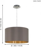 Подвесной светильник Eglo Maserlo 31603