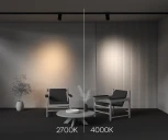 Трековый светильник трехфазный 15W 220V Maytoni Alfa TR199-3-15W2.7K-M-B (LED, круглые)