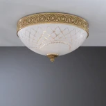 Потолочная люстра Reccagni Angelo 7102 PL 7102/3 (220V, узор в клетку)