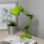 Офисная настольная лампа ЭРА N-123-E27-40W-GR (220V, выключатель)