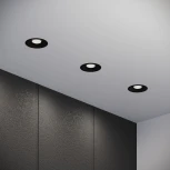 Светильник встраиваемый светодиодный Elektrostandard Combi 15W 4000K черный 25068/LED (220V, круглые)