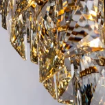 Подвесная люстра каскадная Divinare Chara 3508/17 LM-6 (220V, хрусталь, на цепи)