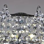 Потолочная люстра на штанге хрустальная Reluce 90192-0.3-10 CR (220V)