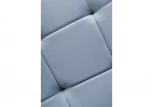 Стул на металлокаркасе bruk light blue / black