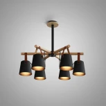 Люстра потолочная на штанге Natura C6 Black ImperiumLoft Natura-C01 (178001-26) (220V)