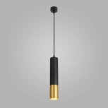 Подвесной светильник Eurosvet Tony DLN108 GU10 черный/золото (220V, на проводе, круглые)