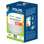 Лампочка светодиодная цилиндр белая E27 25W 3000K Volpe LED-M80-25W/WW/E27/FR/S