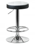 Табурет барный BRUNO (бело-чёрный)