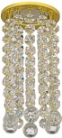 Встраиваемый светильник хрустальный Dio D'Arte Osimo Gold GU10.5.14.8.108 G (220V, круглые)