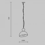 Подвесной светильник Freya Bowl FR5439PL-01B (220V, на проводе)