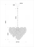 Подвесная люстра Arte Lamp Mallika A4077LM-6GO (220V, на цепи)