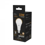 Лампочка светодиодная E27 22 Вт 1560 lm 3000K теплое желтое свечение Gauss 102502122