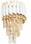 Бра Lumina Deco LDW 6003-2 WT+F.GD (220V, хрусталь)