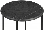 Журнальный стол Грейс мрамор черный / 516565 Woodville