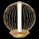 Настольная лампа Crystal Lux SYNC LG18W LED GOLD (220V, выключатель, шар)