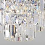 Подвесная люстра Eurosvet Ariana 10113/8 хром/прозрачный хрусталь Strotskis