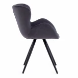 Кресло BOEING ( mod. 9120) серый (HLR 21)/черный (металл/вельвет)