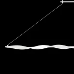 Подвесной линейный светодиодный светильник Mantra Madagascar 6572