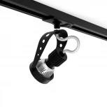Трековый светильник однофазный 7W 220V Black RAUMBERG 8127Bk (круглые)