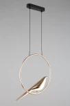 Подвесной светильник Aployt Astor APL.822.06.10 (LED, 220V, на тросе, кольцо, птички)