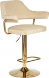 Стул барный DOBRIN CHARLY GOLD (бежевый велюр (MJ9-10)) 5019_Golden-LM 5019_Golden-LM, цвет сиденья бежевый (MJ9-10), основания золото