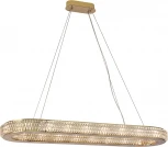 Подвесной светильник Newport 8560 8560/100 C oval gold polished (220V, хрусталь, на тросе)