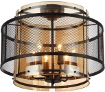 Потолочная люстра Lumion Zarina 8007/6C черный/черный, золотой металл/металл, стекло Е14 6*40W 220V (круглые)