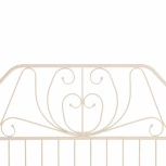 Кровать ERIC Wood slat base Белый (butter white) (металл)