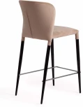 Барный стул Tetchair ALVOR (Ткань,Металл/Бежевый,Черный) 15468