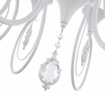 Подвесная люстра Arte Milano AM349920 349920/8 WT (220V, подвески, на цепи, подсвечник, свеча)