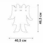 Настенный светильник Vitaluce V5860 V5860-9/3A (220V, цветы, лепестки)