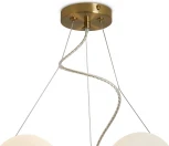 Подвесной светильник Freya Donuts FR5444PL-08BS (220V, на тросе, круглые)