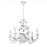 Подвесная люстра Vitaluce V1794-0/6 (220V, на цепи, цветы, розы)