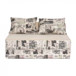 Бескаркасный диван Dreambag PuzzleBag Челси Бежевый XL 4906600