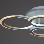 Потолочная люстра светодиодная на штанге с пультом Reluce 09820-3.3-2+2A WH (RGB) (220V)